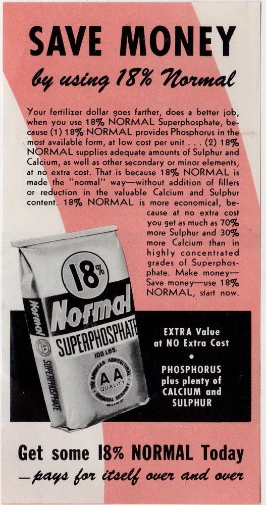 1957 Add Packet For American Agricultural Chemical Company