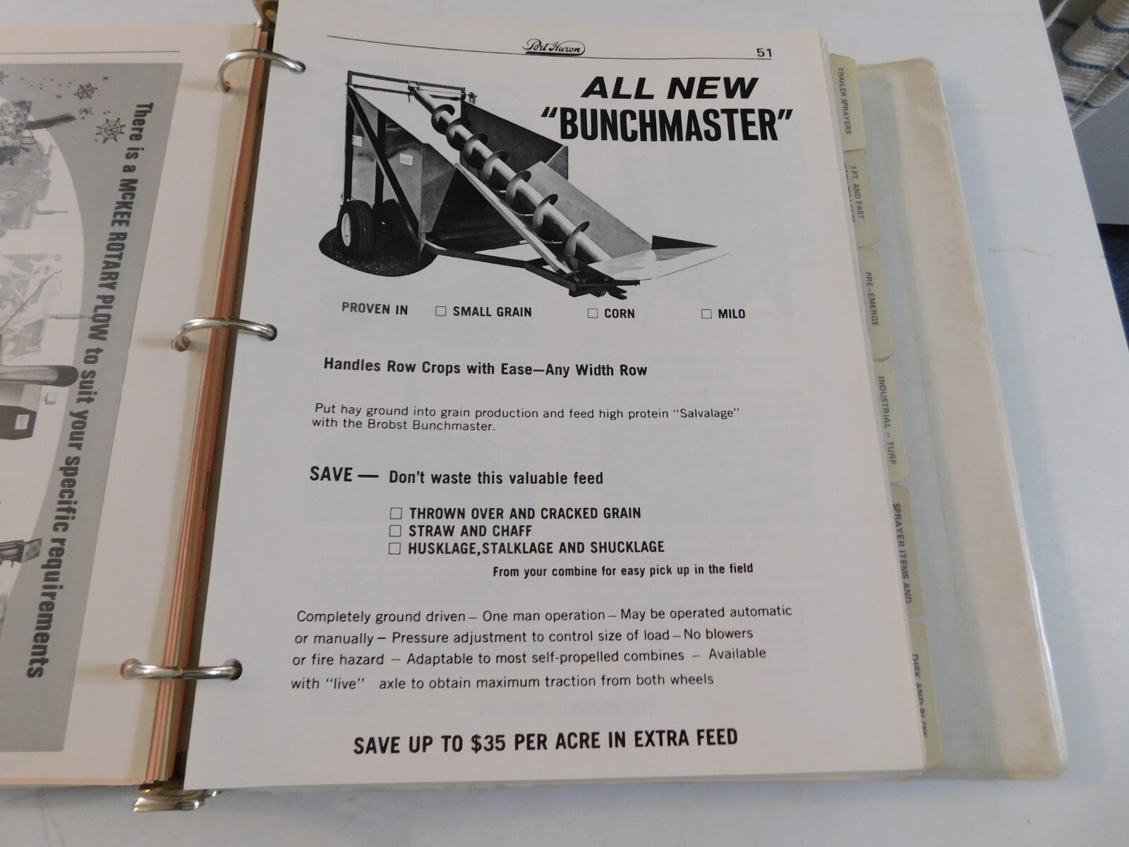 BROYHILL LINE FARM EQUIPMENT BROCHURES EMPIRE PLOW WESTGO LOADERS GANDY DANUSER