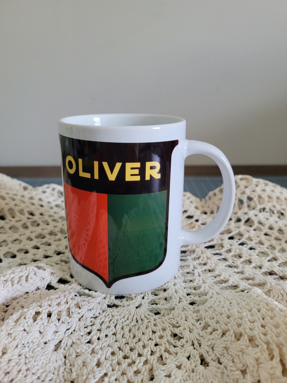Oliver logo Tractor 15 Ounce Sublimated Coffee Mug