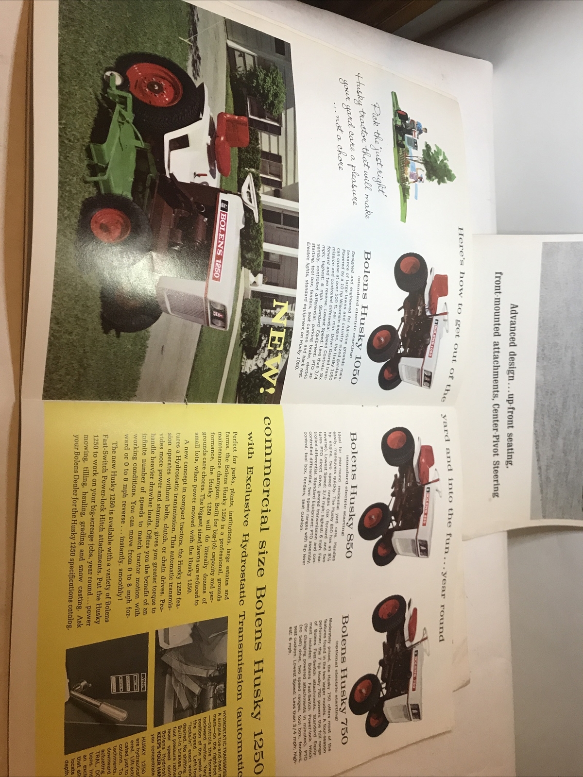 bolens husky tractor catalog arnold palmer 1967 lot