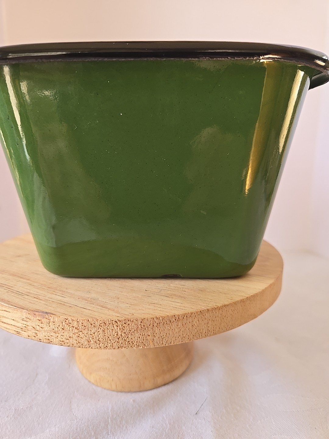 Certified Quality Producer of Sunshine Milk Green Enamel Metal Container Cow