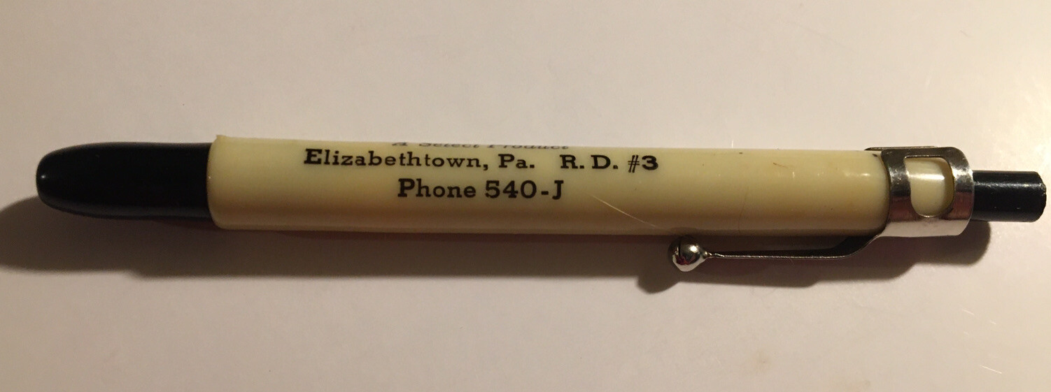 Advertising Baum’s Homemade Bologna Dried Beef Elizabethtown PA Marker Pencil C3