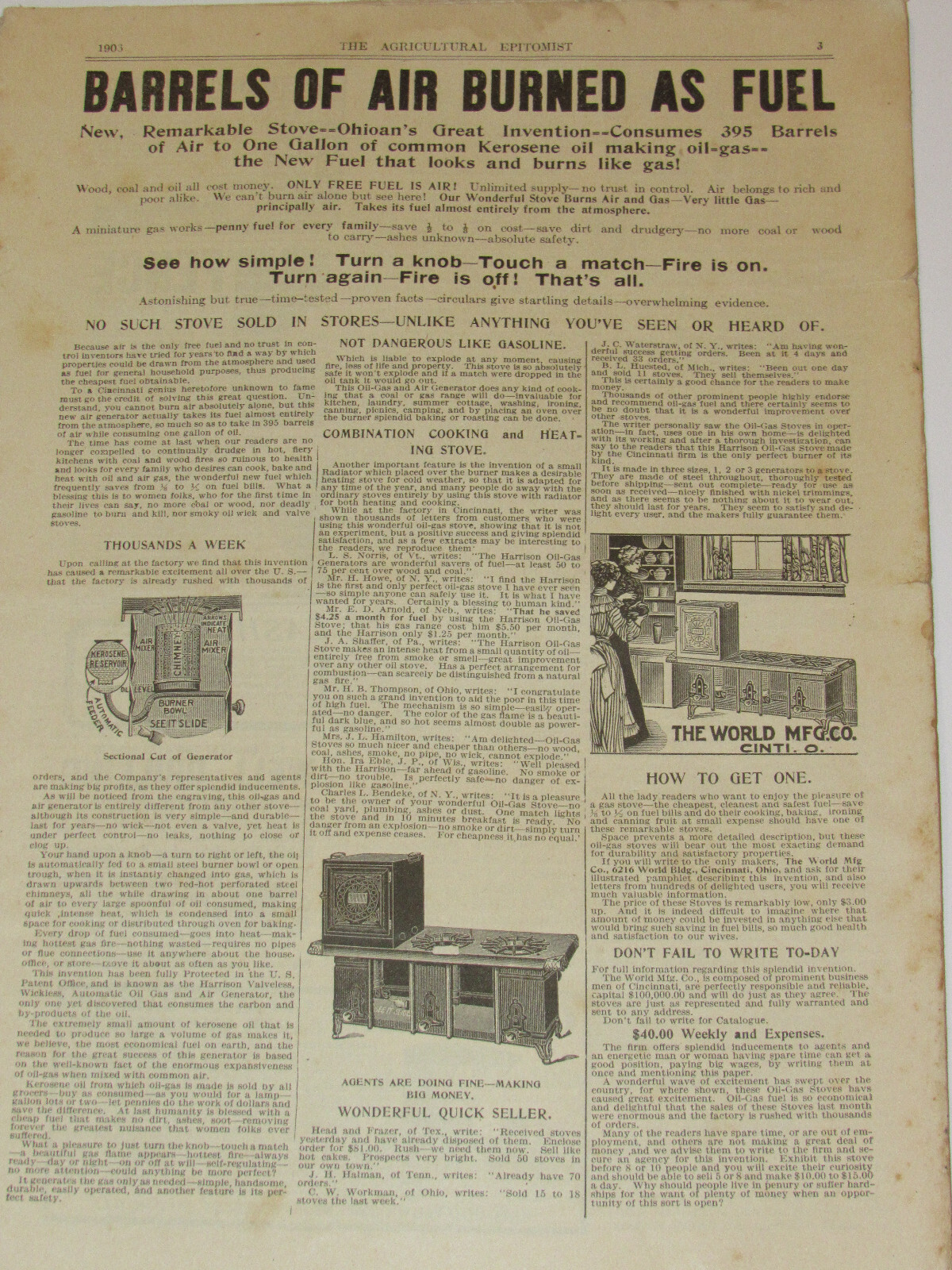 5 VTG 1906-07 &lsquo;AGRICULTURAL EPITOMIST&rsquo; MAGAZINES! ONLY PAPER PRINTED ON A FARM!