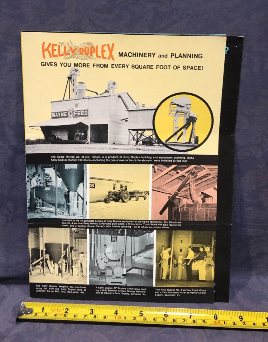Kelly Duplex Machinery And Planning Sales Brochure