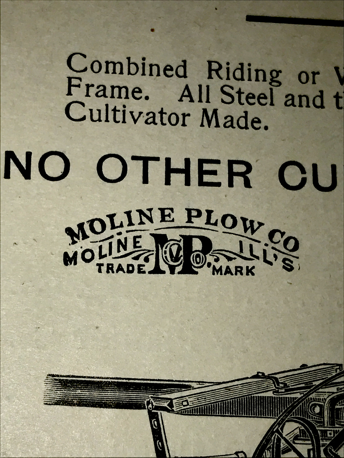 1898 Kansas Moline Plow Co. Farm Advertising – Kansas City – Missouri – Denver