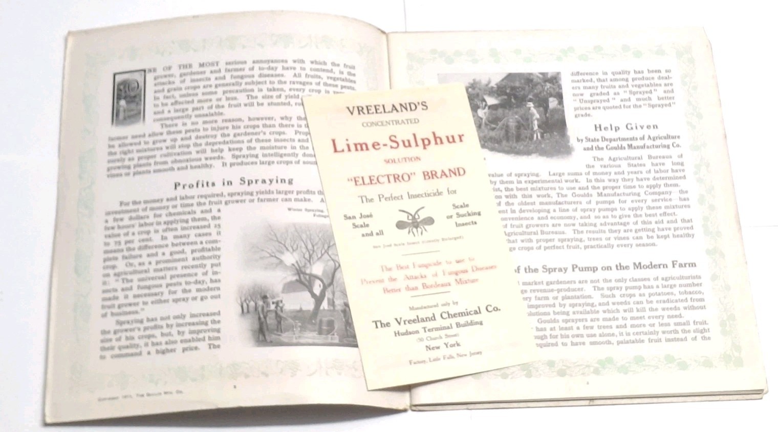 Goulds Manufacturing Catalog How To Spray When & Which To Seneca Falls NY 1911