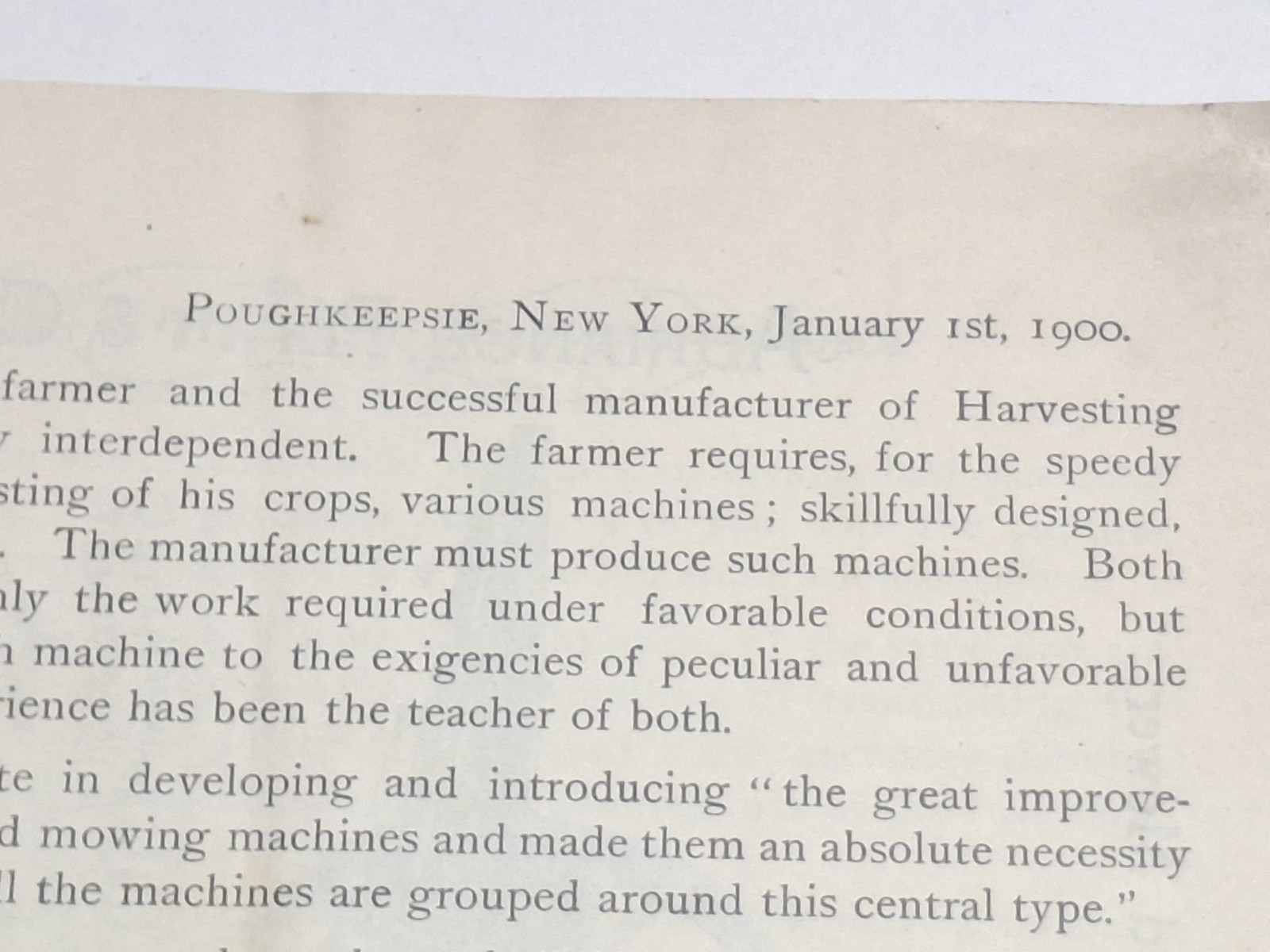 Adriance Platt & Co Harvesting Machinery Farm Book Catalogs Poughkeepsie NY 1900