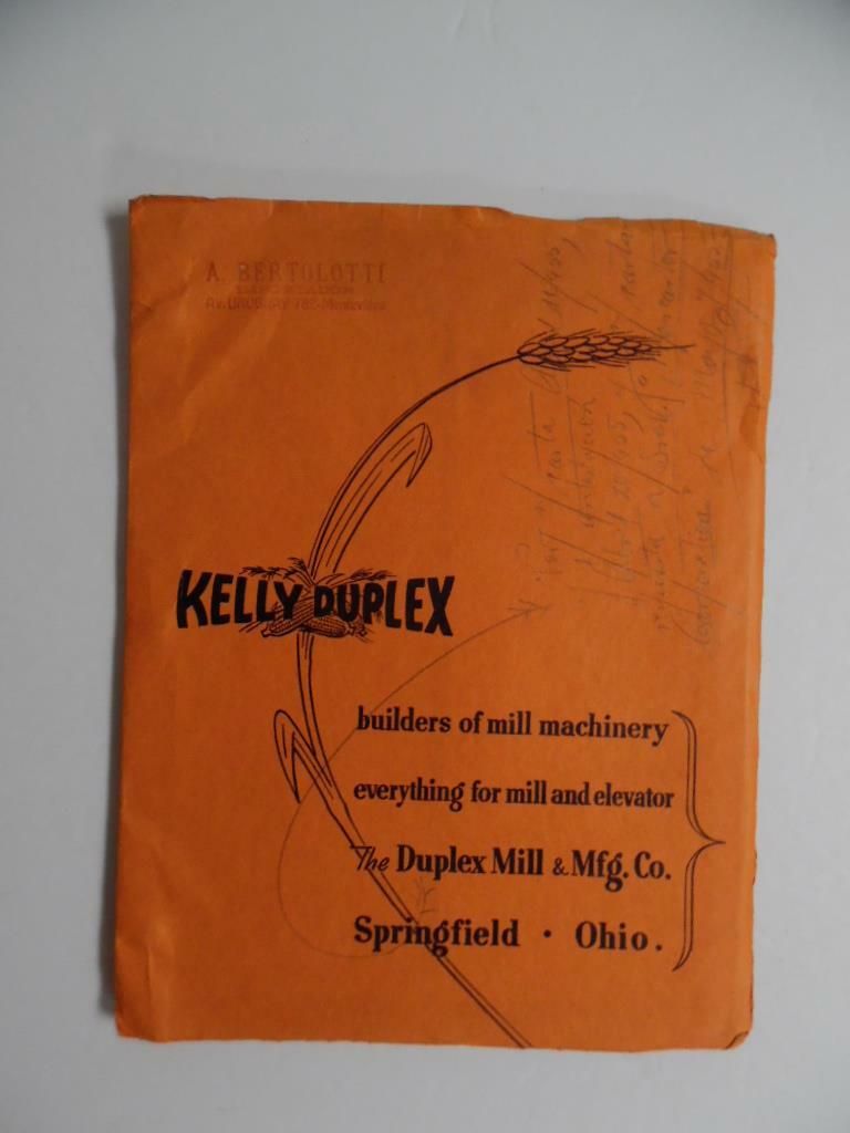 1950s Kelly Duplex Dealer Catalog Binder Hammer Mill Corn Springfield OH Vintage