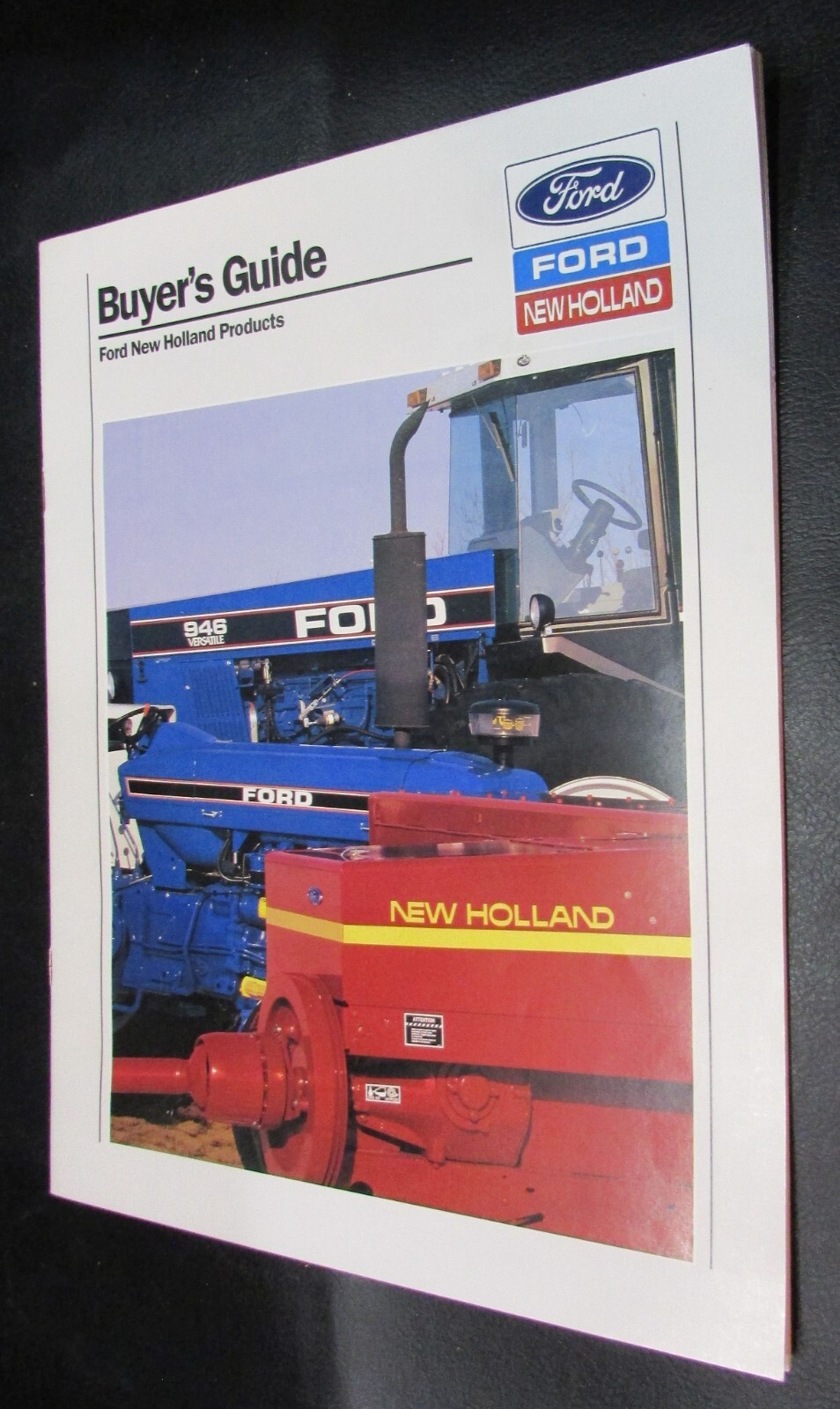 1990 Ford New Holland Farm Equip Buyers Guide Tractor Combine Hay Garden Tillage