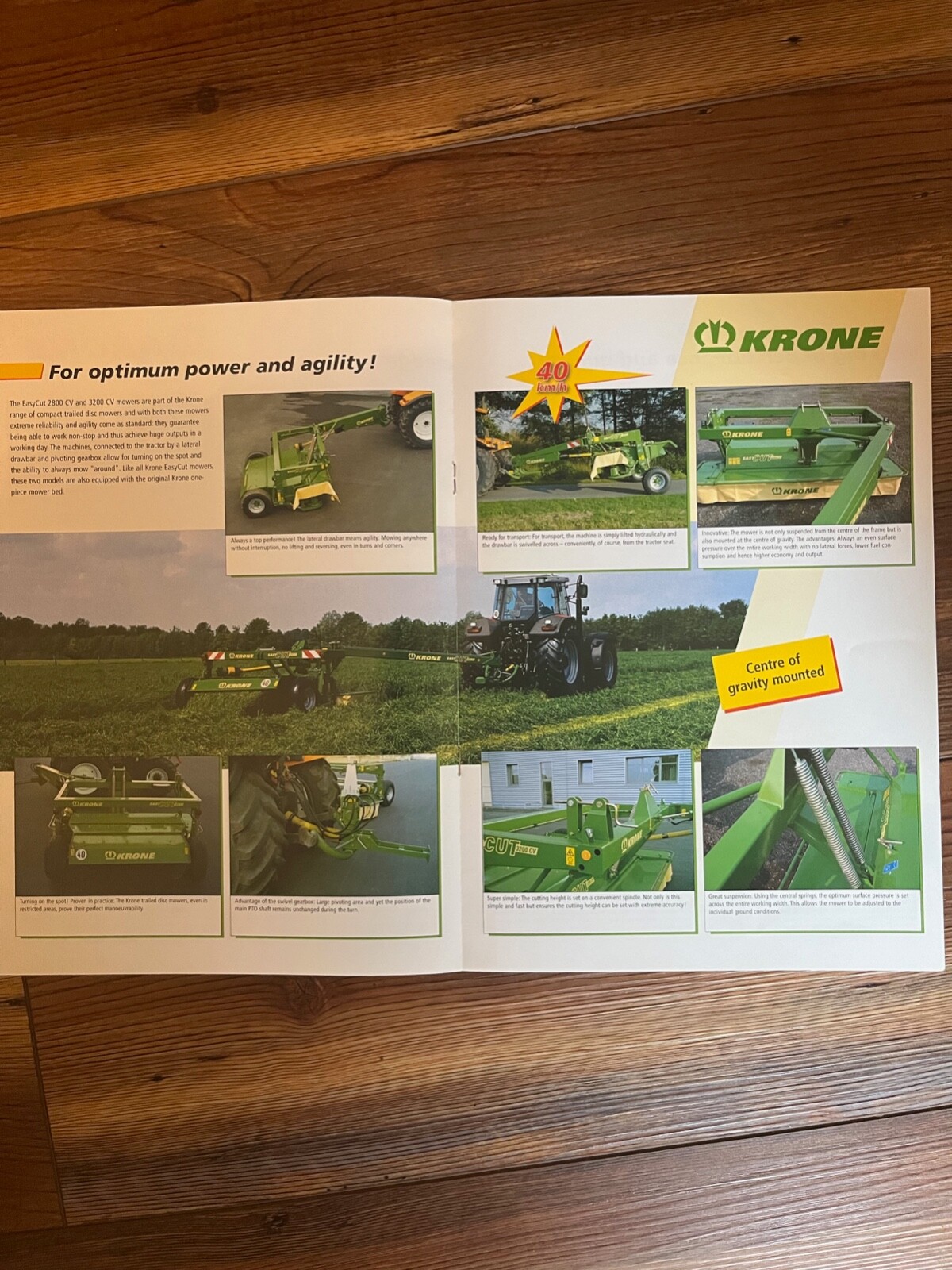2004 Krone Trailed Disc Mowers sales brochure