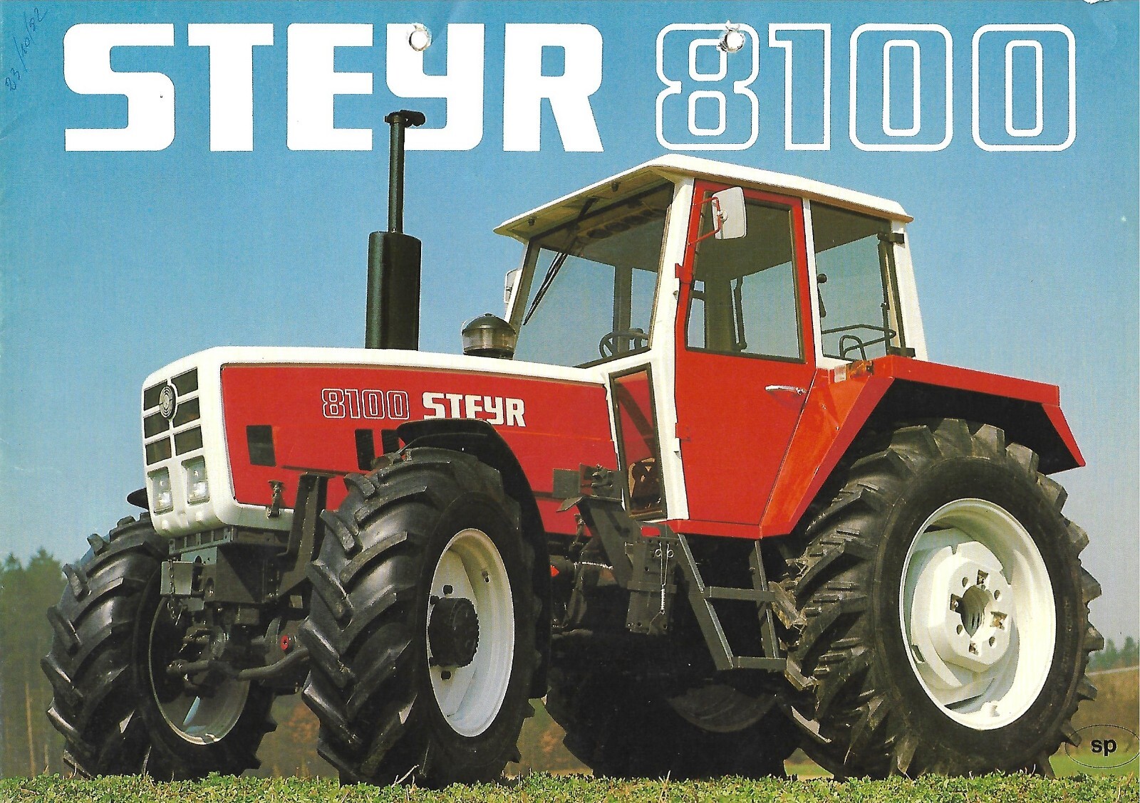 Farm Tractor Brochure – Steyr – 8100 – c1980 (SPANISH) (F8399)