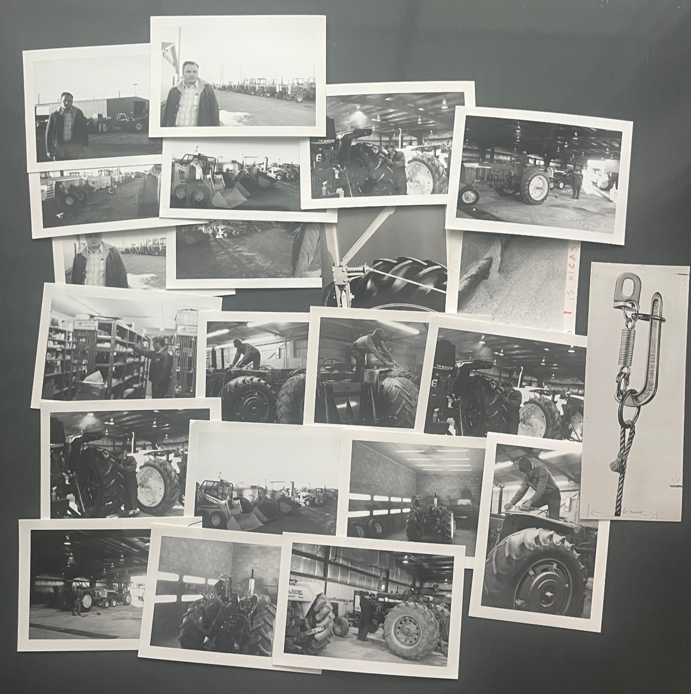 1950&rsquo;s TRACTORS, FARMING, INDUSTRIAL PHOTO LOT 75+ USED IN FARMING PUBLICATION