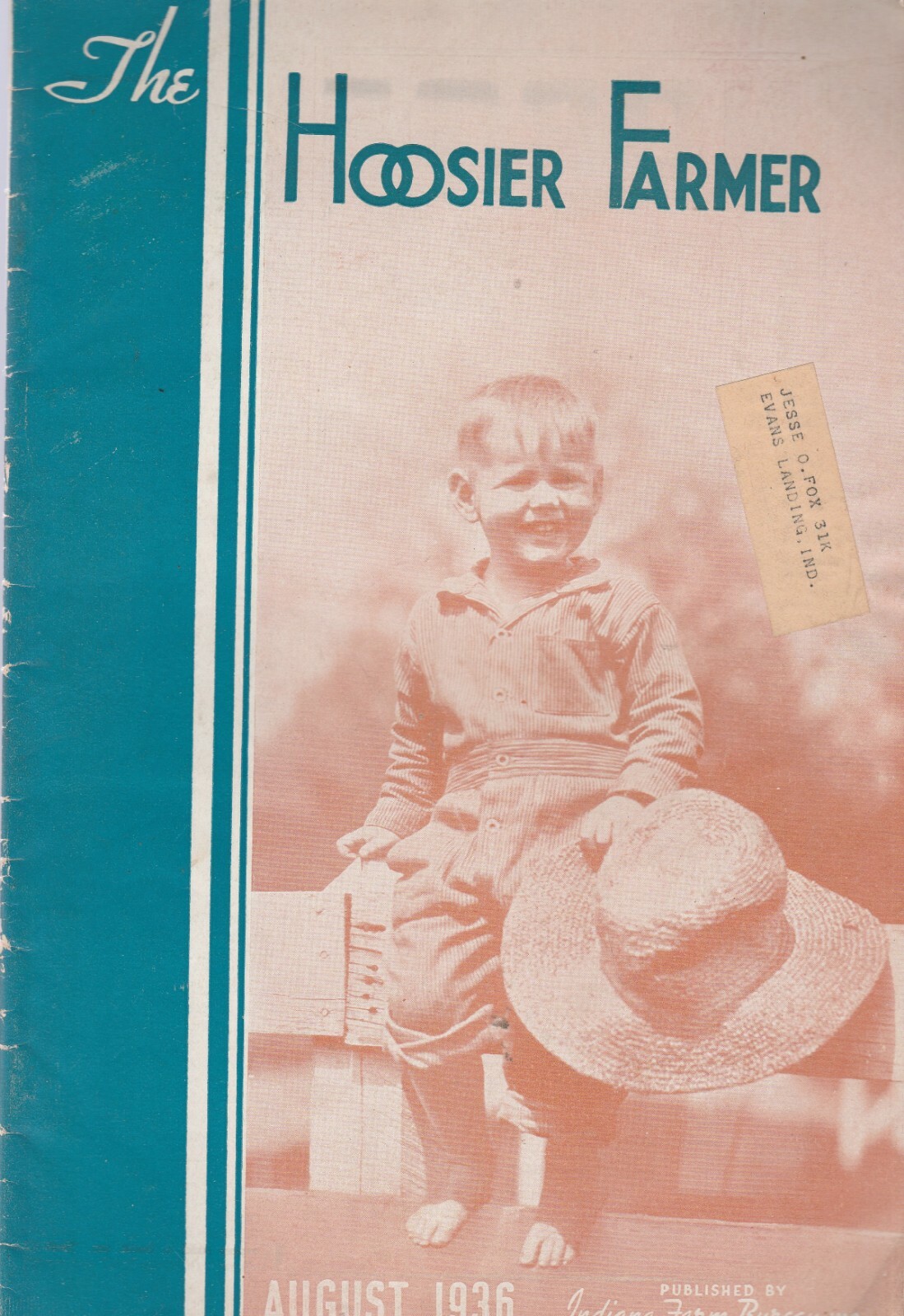 THE HOOSIER FARMER MAGAZINE AUGUST 1936
