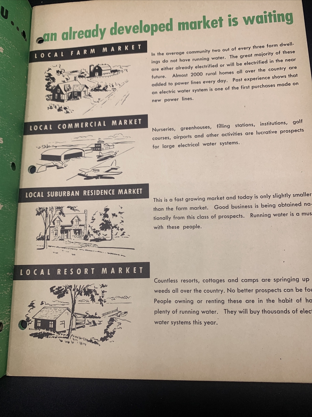 Rare 1948 Heil Water Systems Dealer Promotional Sales Package-Excellent