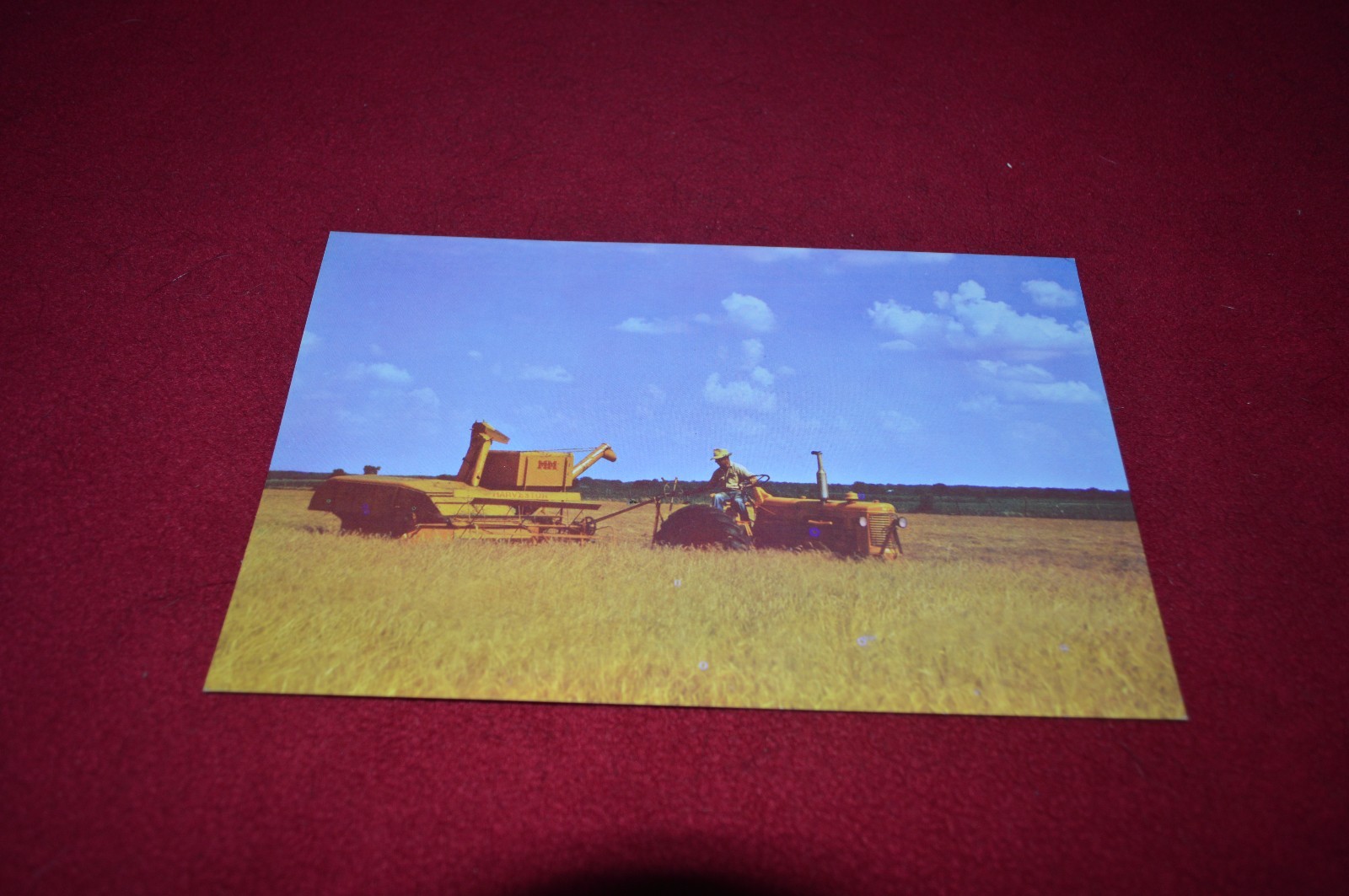 Minneapolis Moline 88 Combine Giant Post Card DCPA6