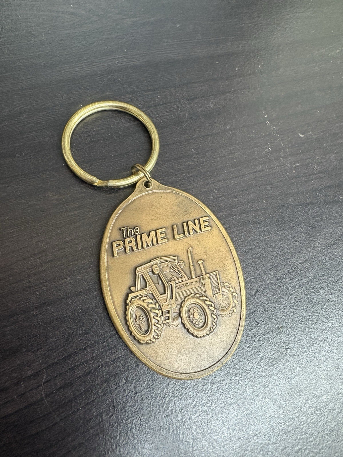 1984 Hesston&rsquo;s Prime Line Farm Equipment, 980DT Tractor KEYCHAIN, Unused