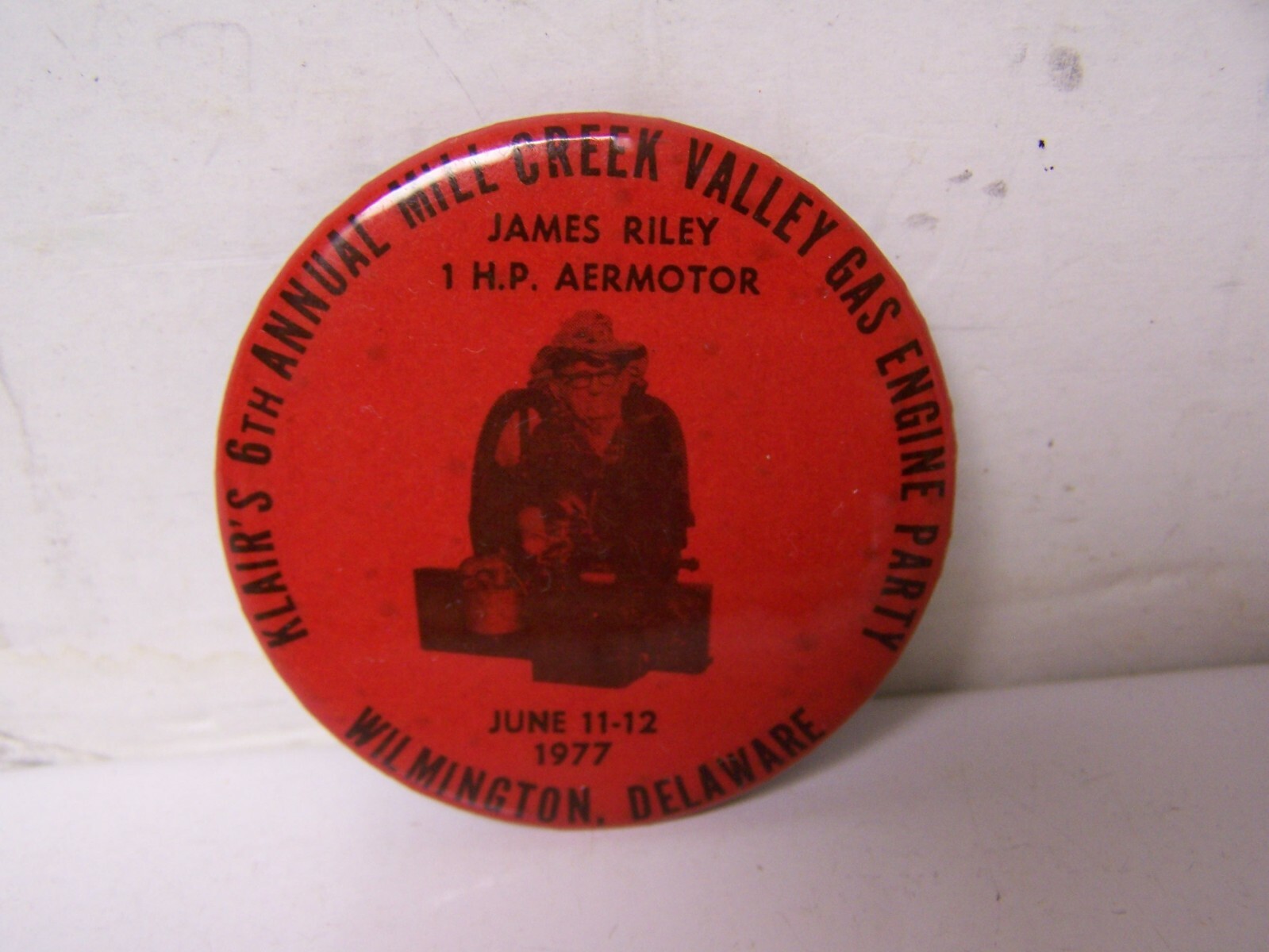 1977 78 81 KLAIR&rsquo;S MILL CENTER VALLEY HIT MISS ENGINE PARTY WILMINGTON DEL PINS