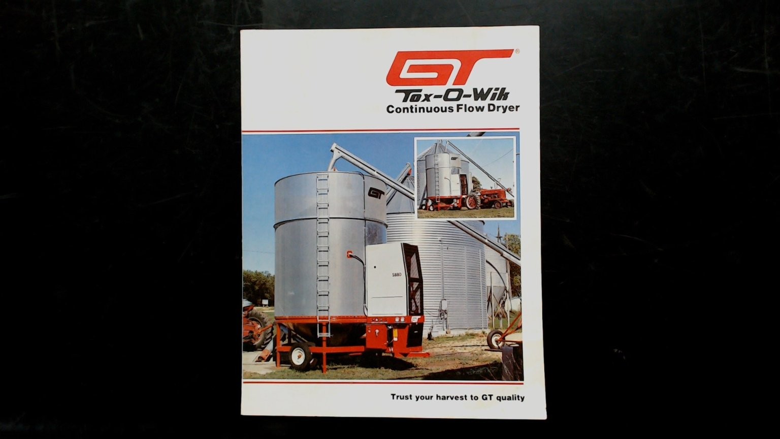 GT Tox-O-Wik Continuous Flow Dryer Agricultural Brochure Vintage