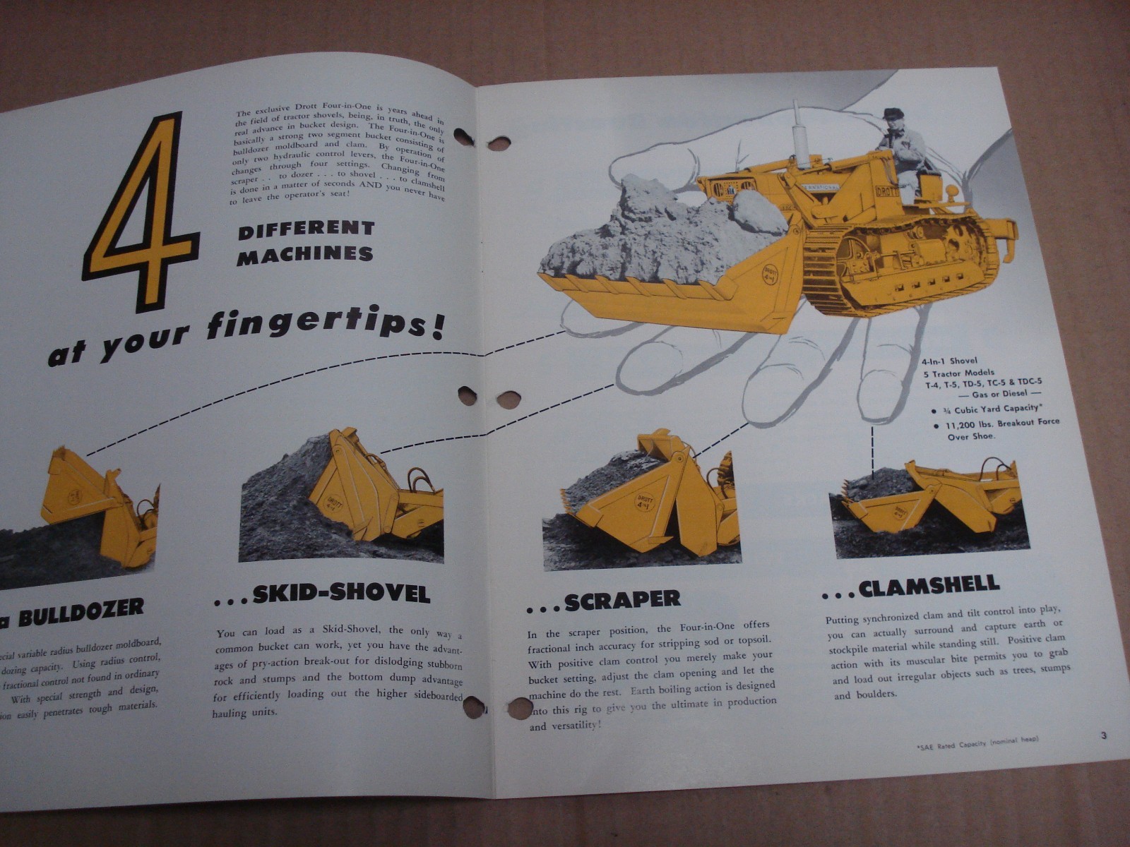 International Canadian Built Crawlers Brochure T-4, T-5, TD-5, TC-5, T DC-5