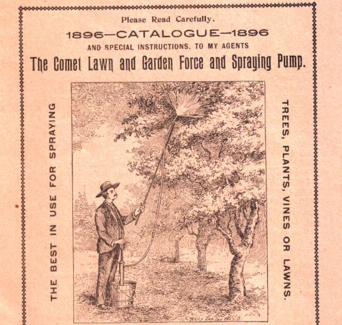 1896 Comet Lawn &Garden Force Pump Recruiting Letter Packet Price List Catalogue