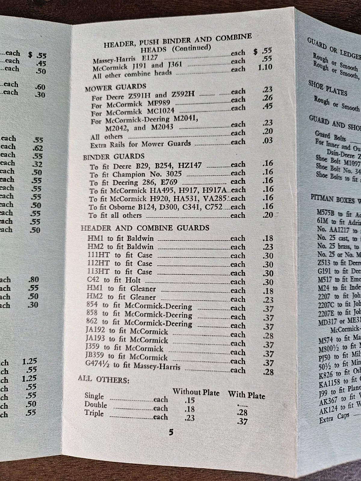 Antique 1934 Dealers Price List Brochure Beck Supply Company Columbus Ohio