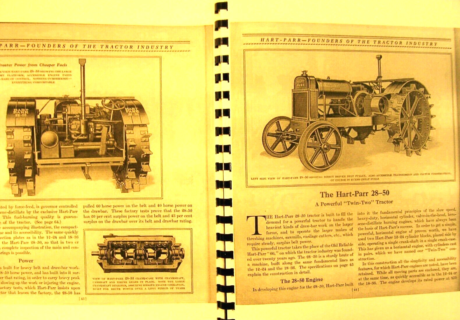 1923 Hart-Parr Sales Manual All of the New Models as well as the old 67 Pgs.