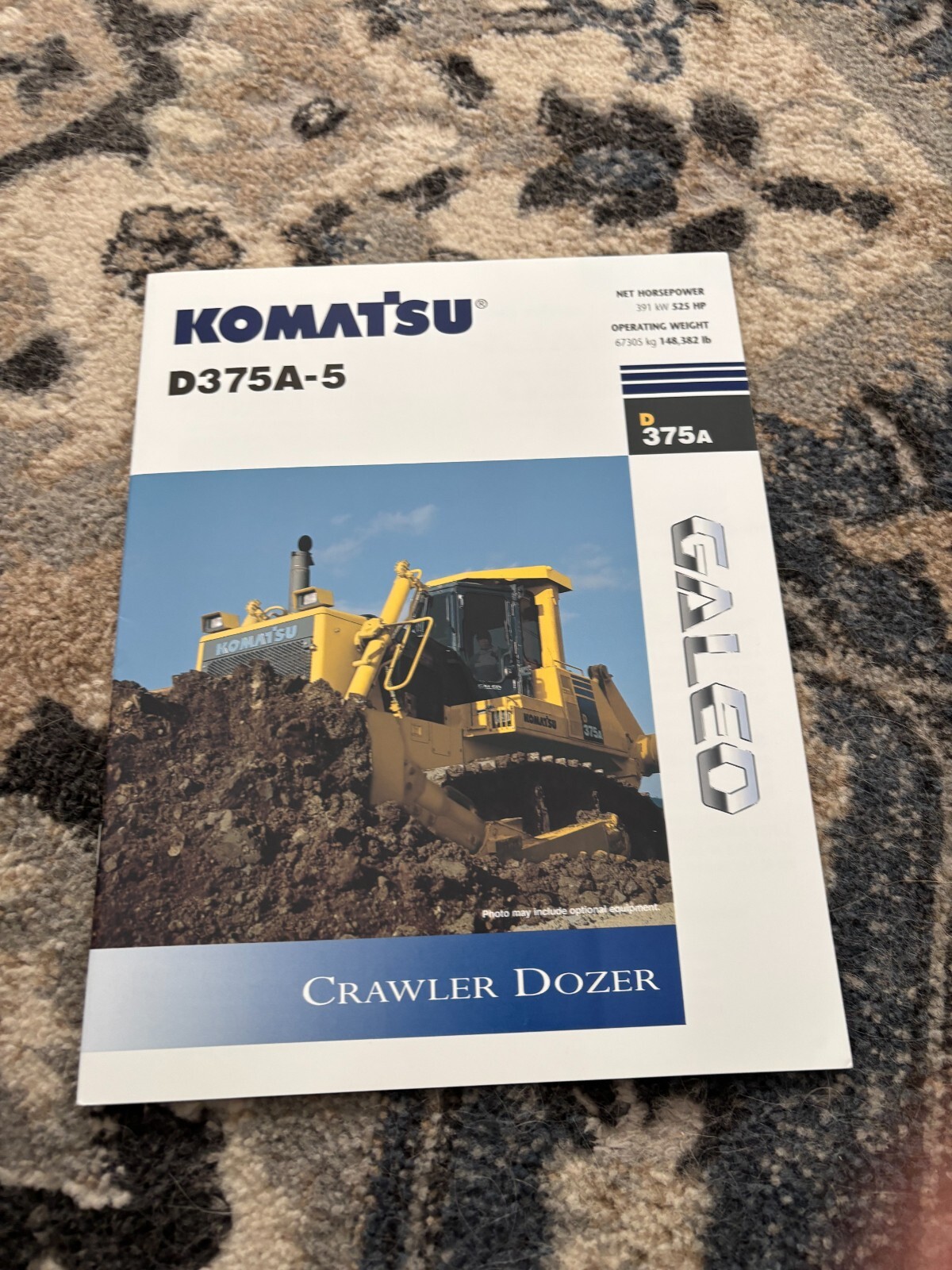 Komatsu D375A-5 Crawler Dozer Brochure FCCA25