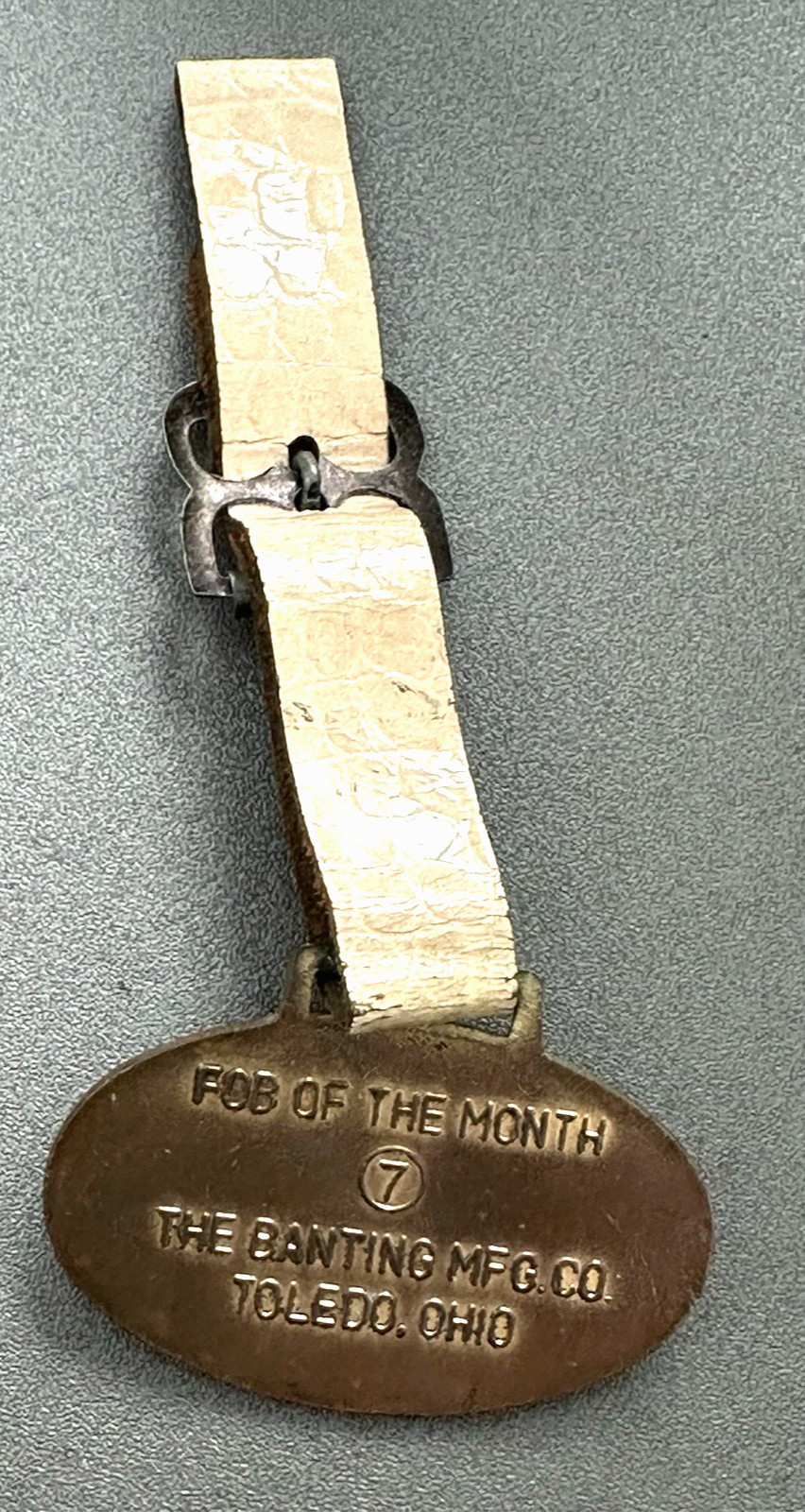 AWESOME CONDITION 1900&rsquo;s Watch FOB Greyhound Line Farm Machinery TOLEDO OHIO