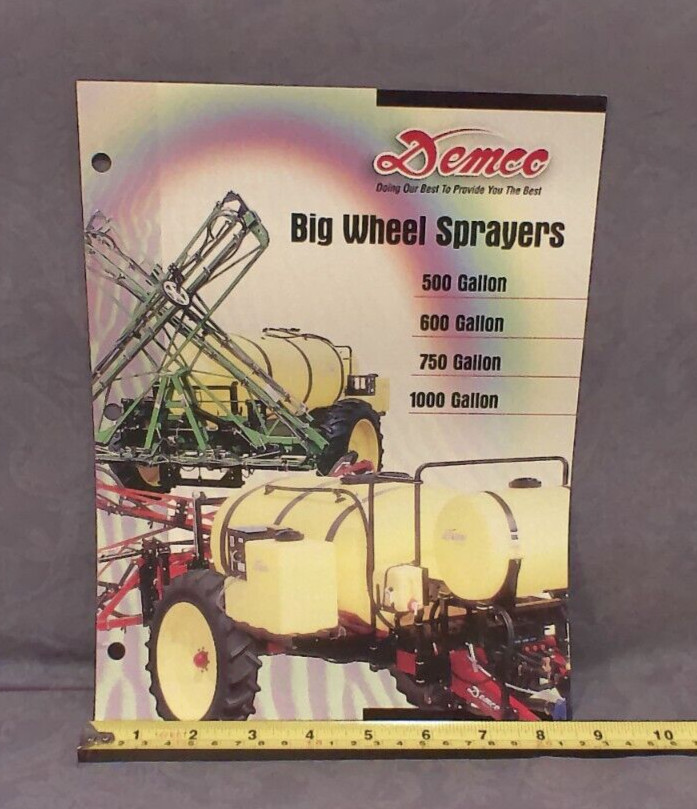 Demco « Doing Our Best To Provide You The Best » Big Wheel Sprayers Sales Brochure