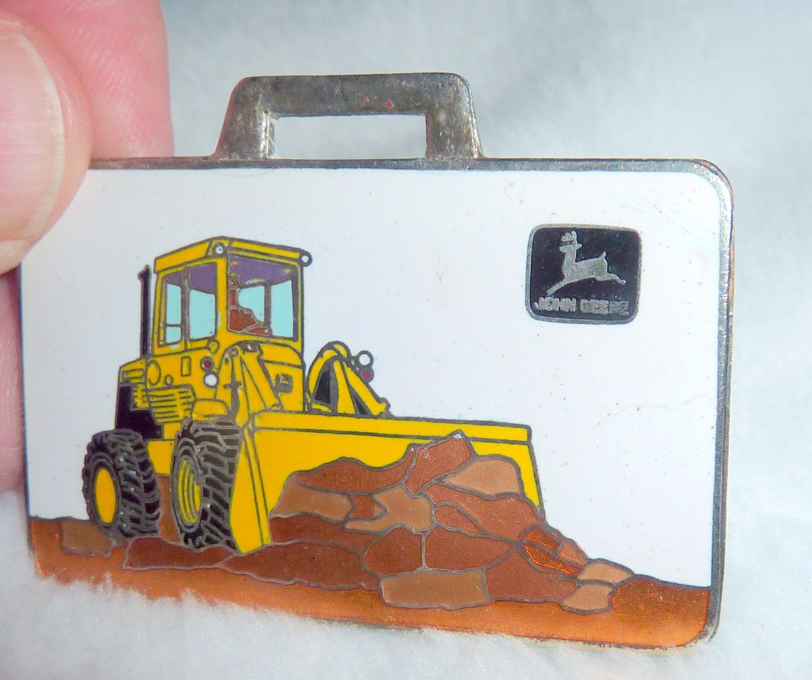 Vintage “Richards Machinery Corp.” / John Deere Dealer Badge – Peabody MA, Heavy