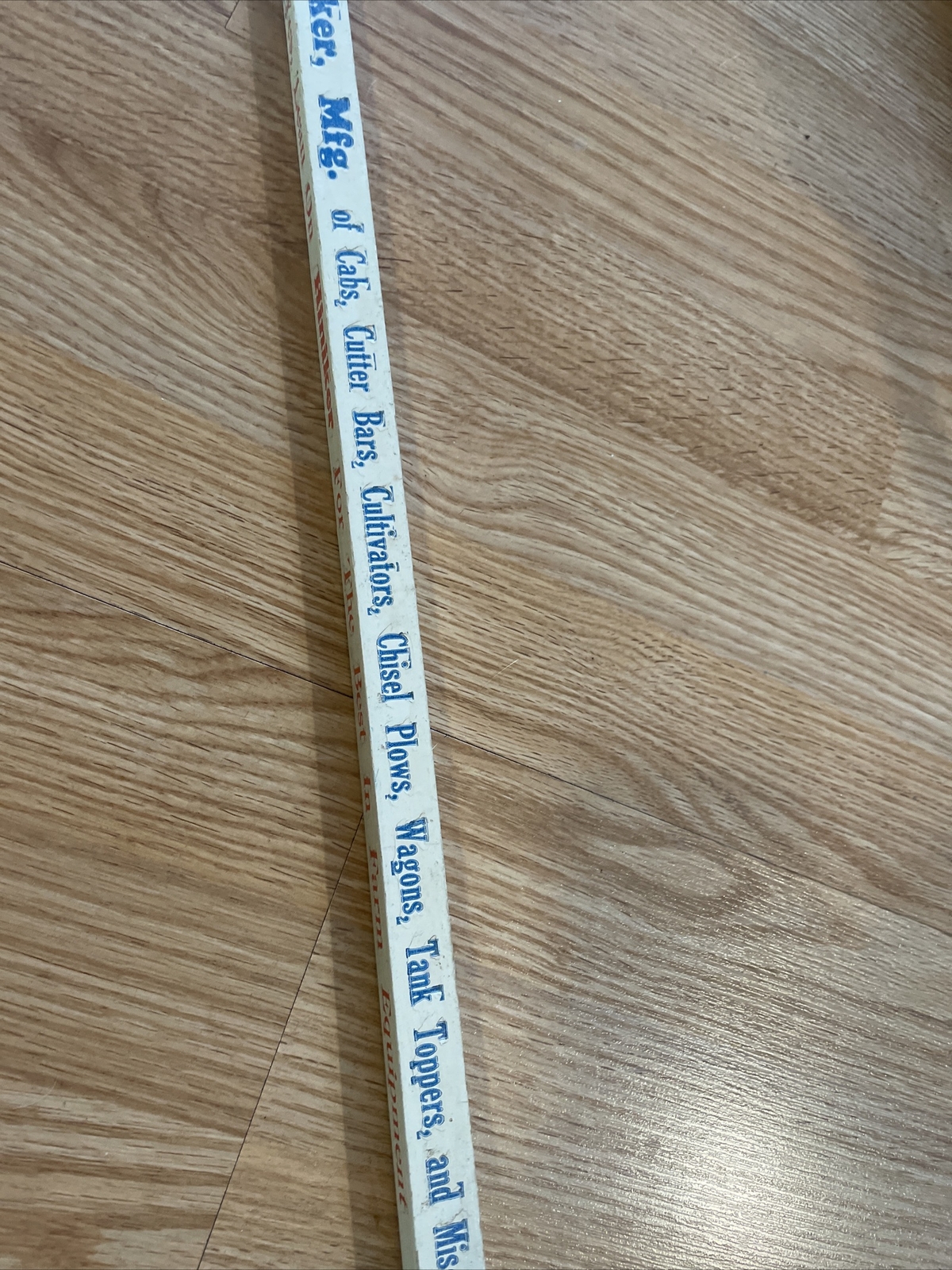 Hiniker Farm Equipment Yardstick