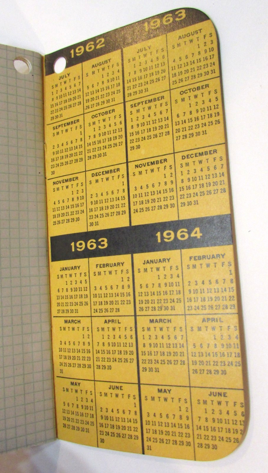Old 1962-1964 Elephant Brand Fertilizers Vintage Farmers Pocket Notebook