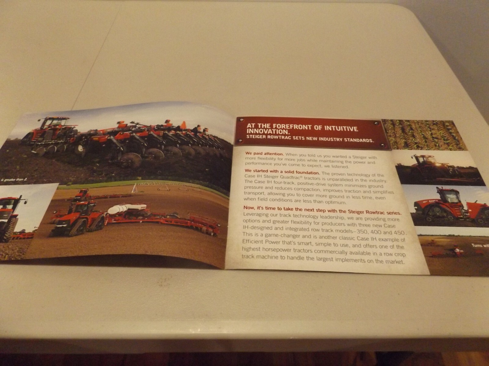CASE-IH STEIGER ROWTRAC « NEW 2013 PREVIEW » , LIT # CIH07221201 2012
