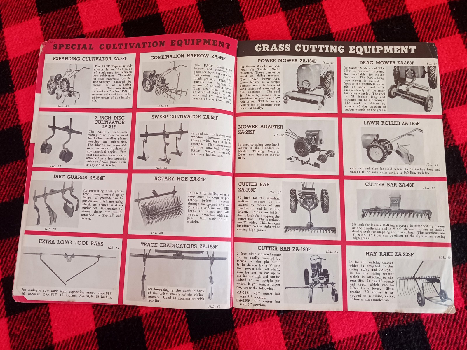 1950 Page Garden Tractor Brochure Milwaukee Dairy Farm Flyer Catalog