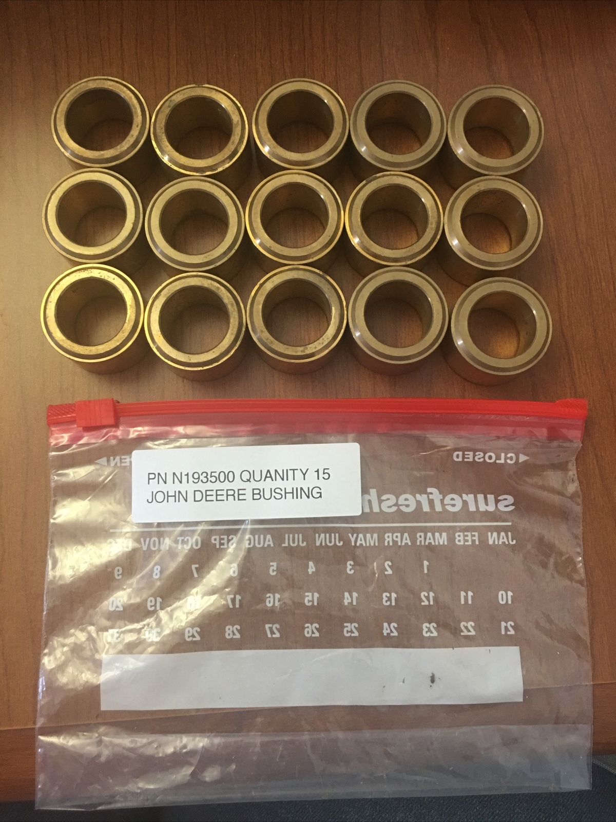 NOS John Deere Part No. N193500 Bushing OEM Lot Of 15