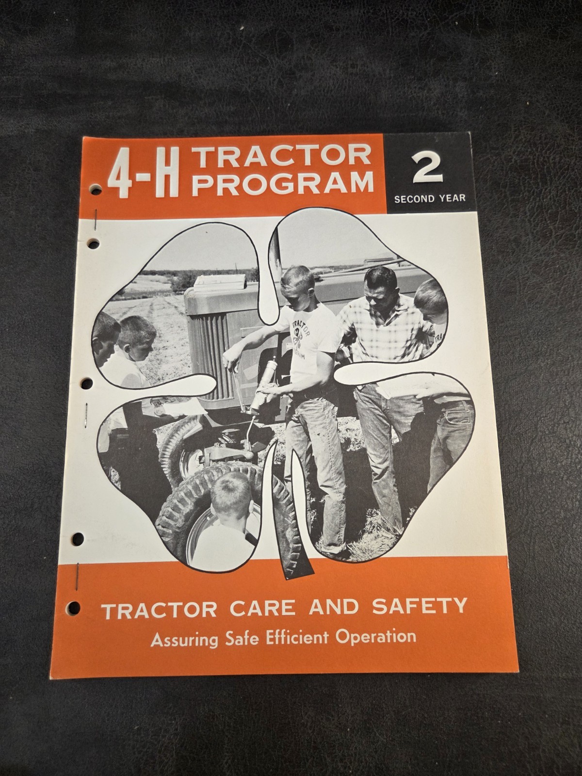Vintage 1960s 4-H Manual Lot (5) Tractor Small Engine Automotive Safety Iowa