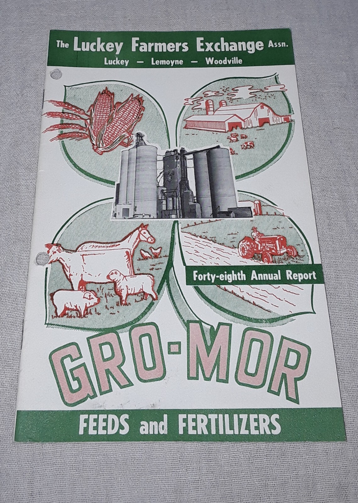 1968 LUCKEY FARMERS EXCHANGE GRO MOR FEEDS AND FERTILIZERS ANNUAL REPORT