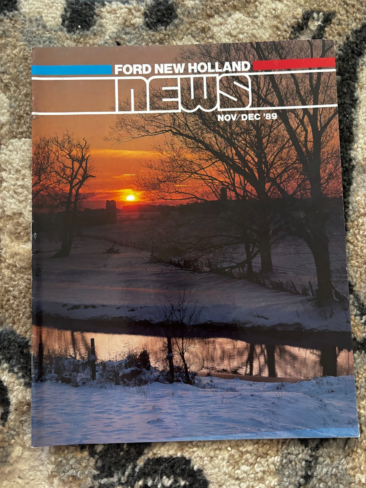 Ford New Holland News Nov/Ded 1989 Brochure DCPA26