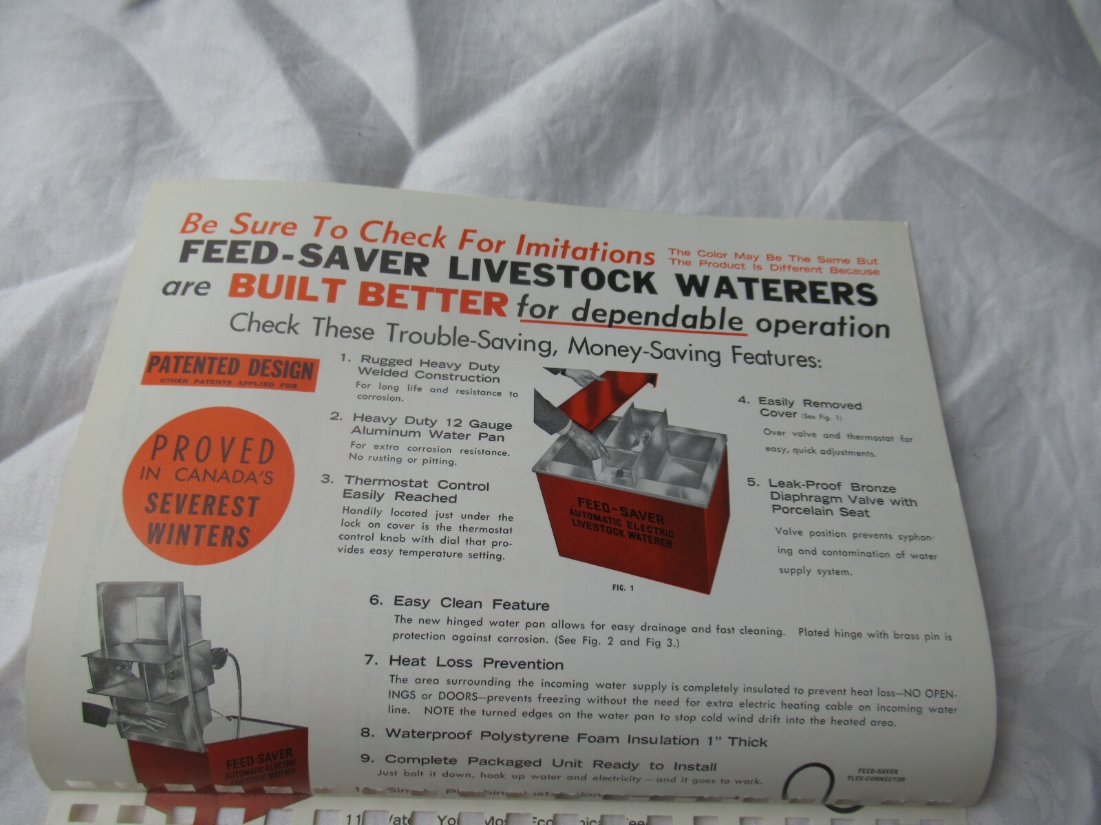 Oliver chemicals cattle feed save brochure