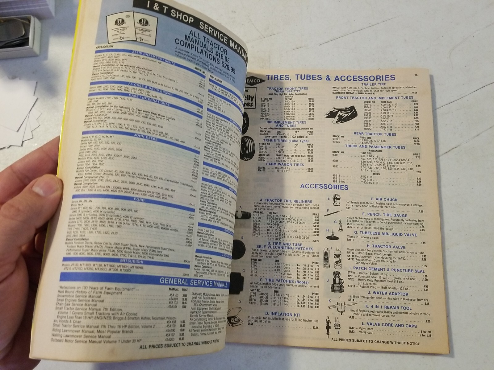 1992 Temco Tractor Parts Catalog Bloomsburg Pa