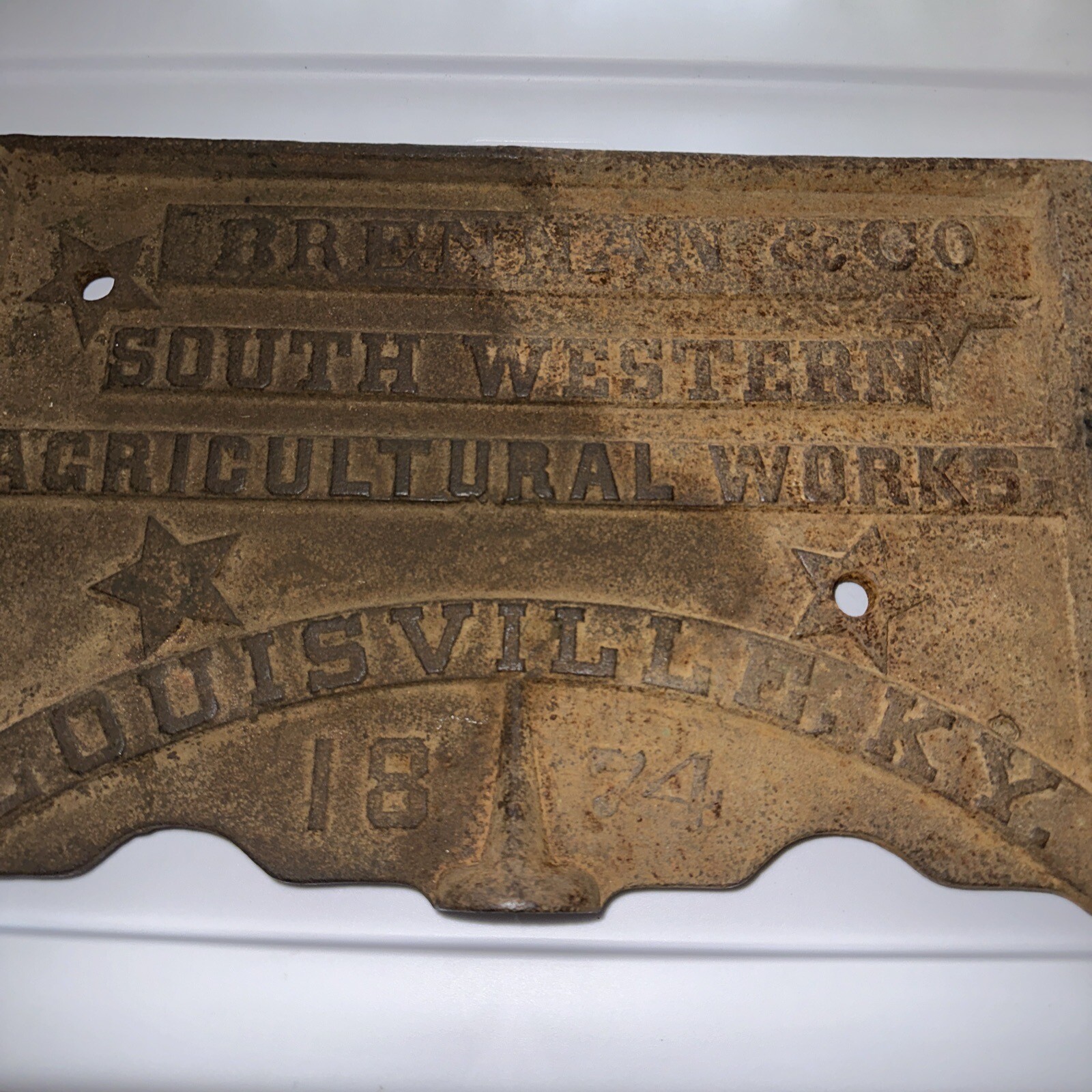 Brennan & Co Southwestern Agriculture Implement Works Louisville KY Cast Iron