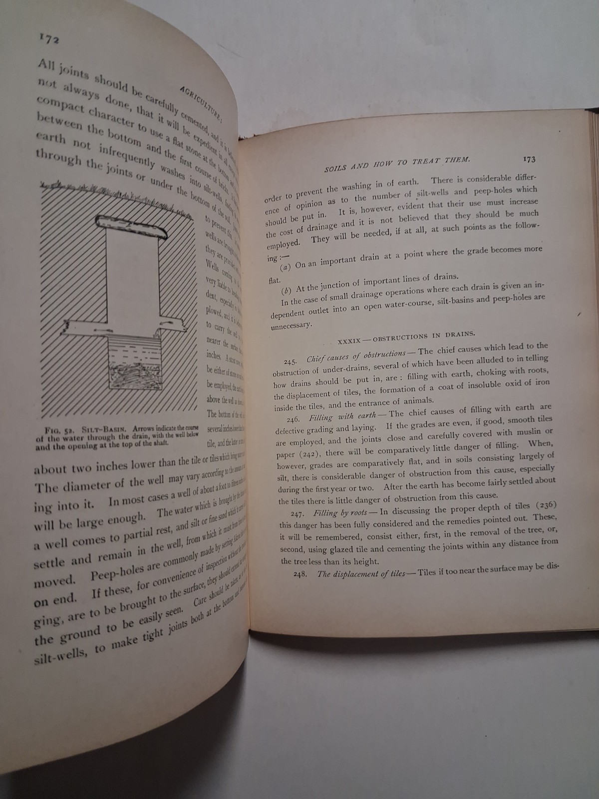 1911 AGRICULTURE Soils Formation TILLAGE DRAINAGE IRRIGATION Brooks