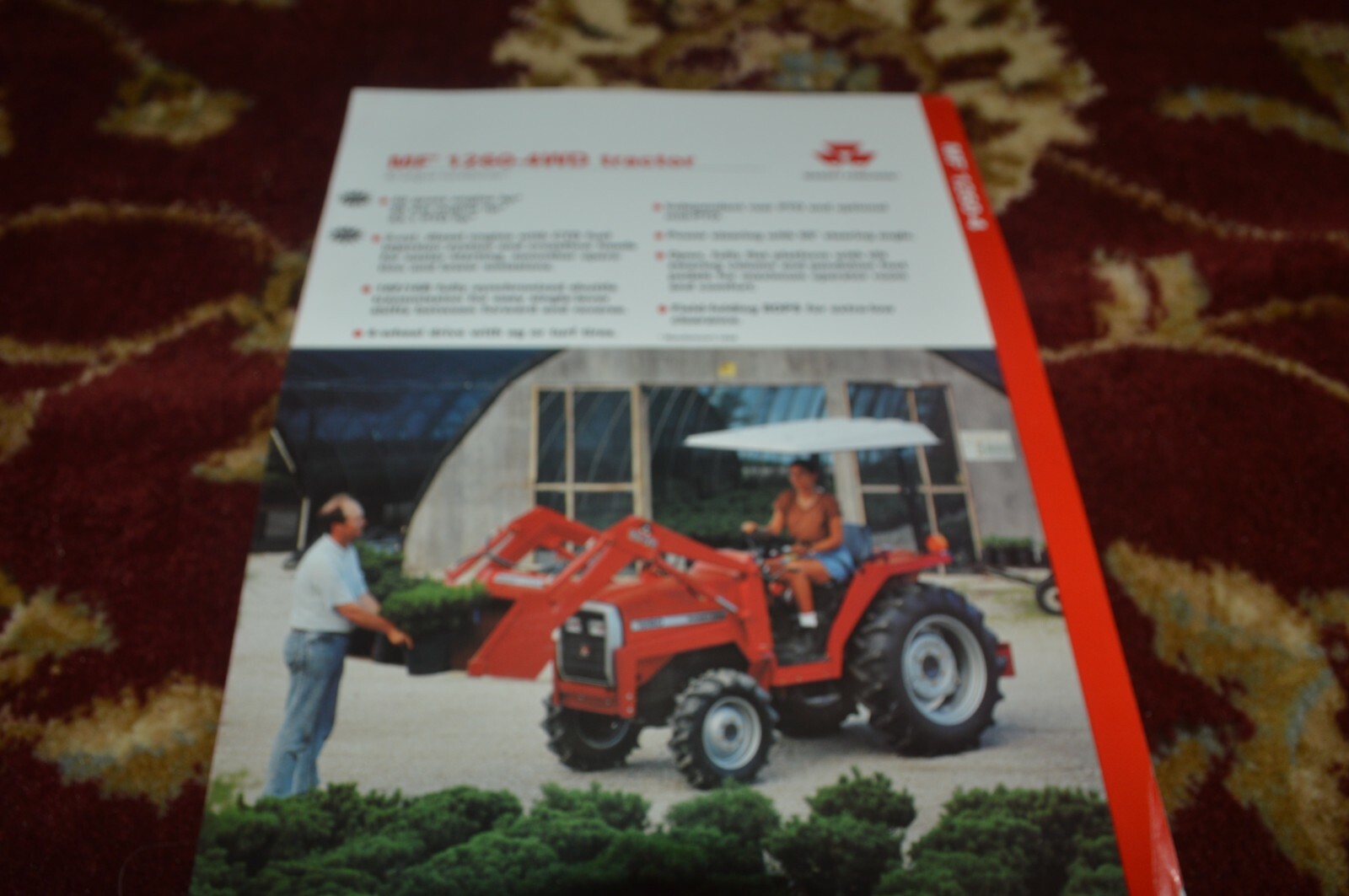 Massey Ferguson 1260 Tractor Brochure BASE
