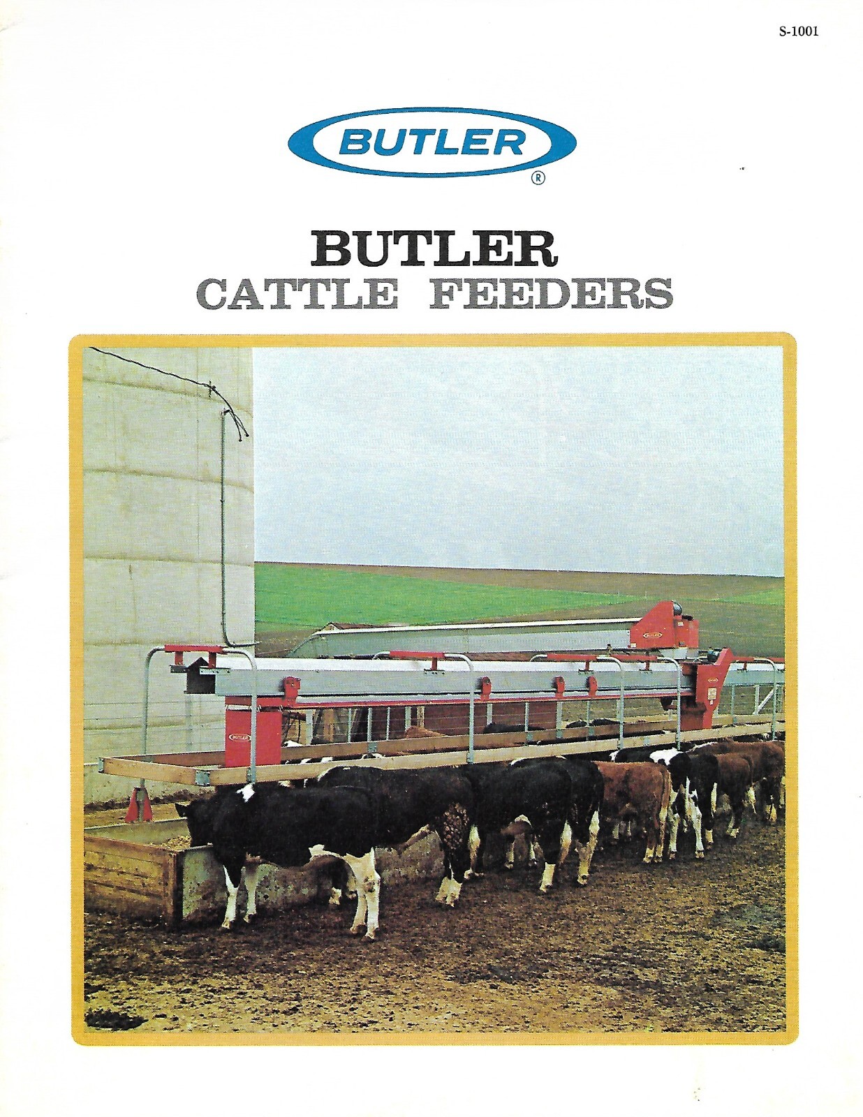 Farm Equipment Brochure – Butler – Cattle Feeders – c1975 (F7898)