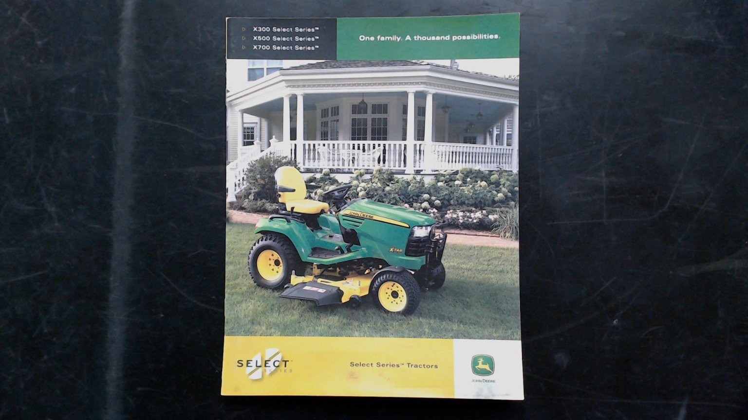 John Deere Select Series Brochure X300 X500 X700 Lawn Tractors