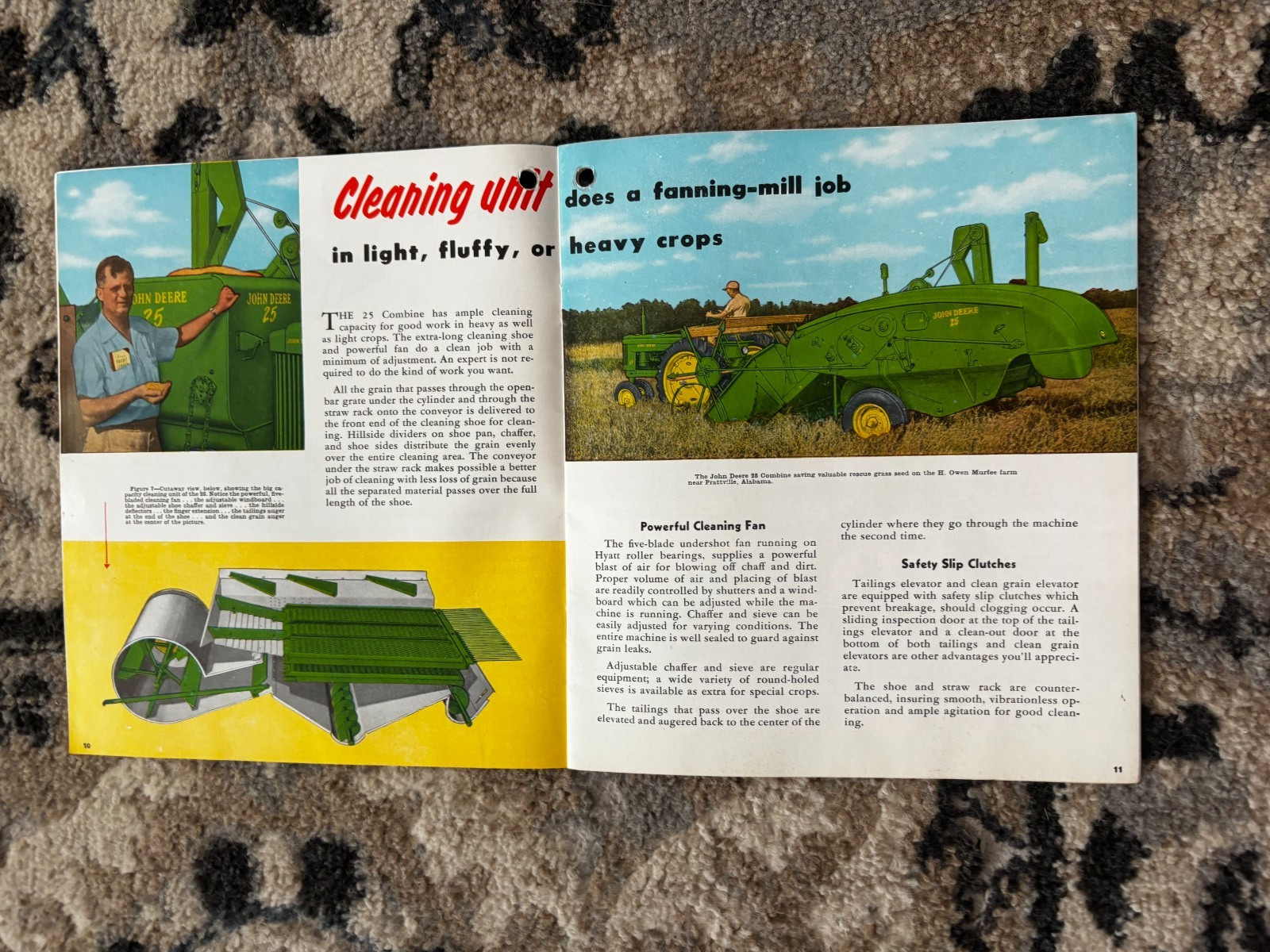 John Deere 25 Combine For 1953 Brochure DCPA26