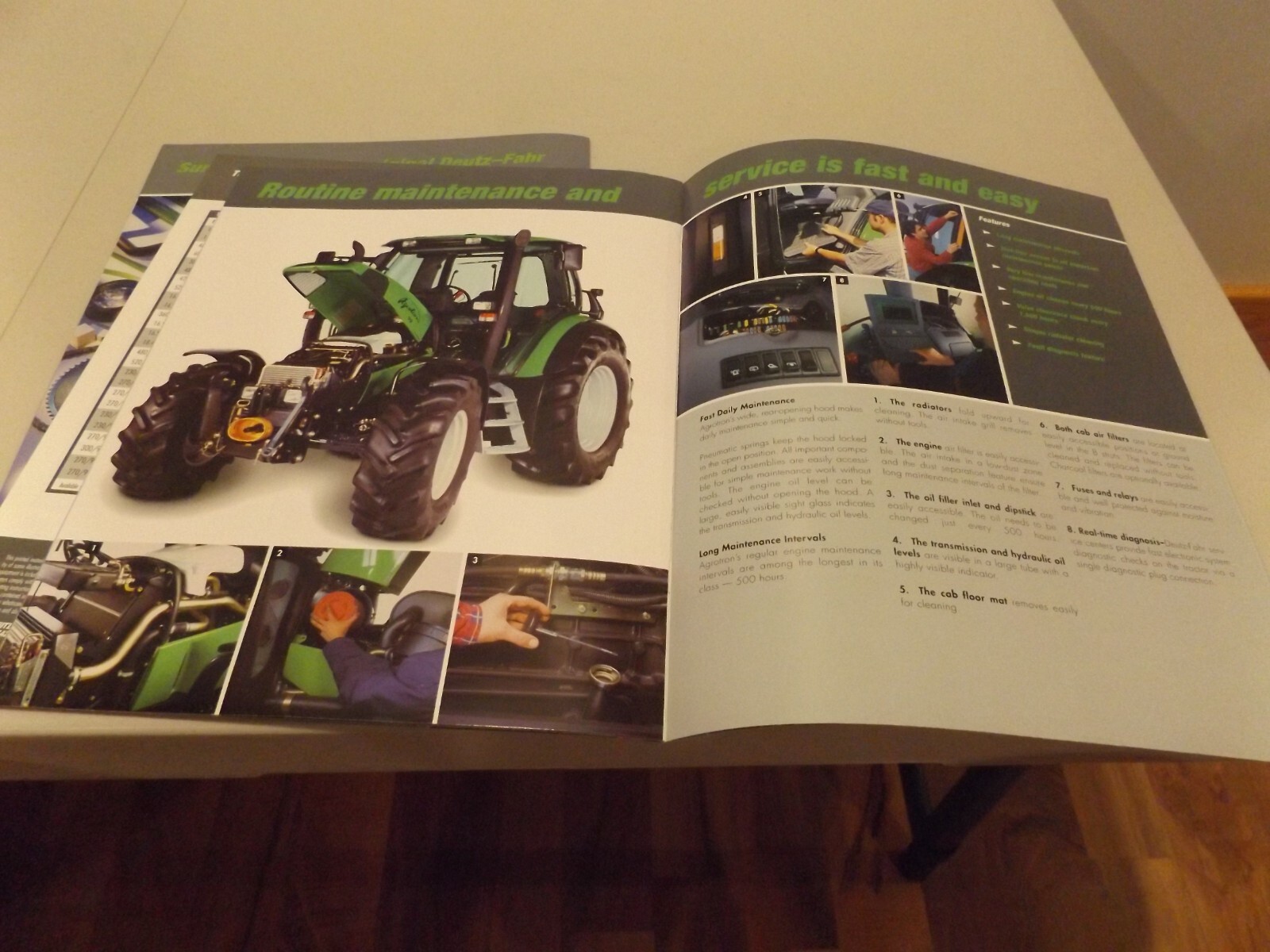 2-pc. DEUTZ FAHR AGCOLUX 80 90, AGCOTRON 90 100 110, AGCOTRON90-110 (01-05)