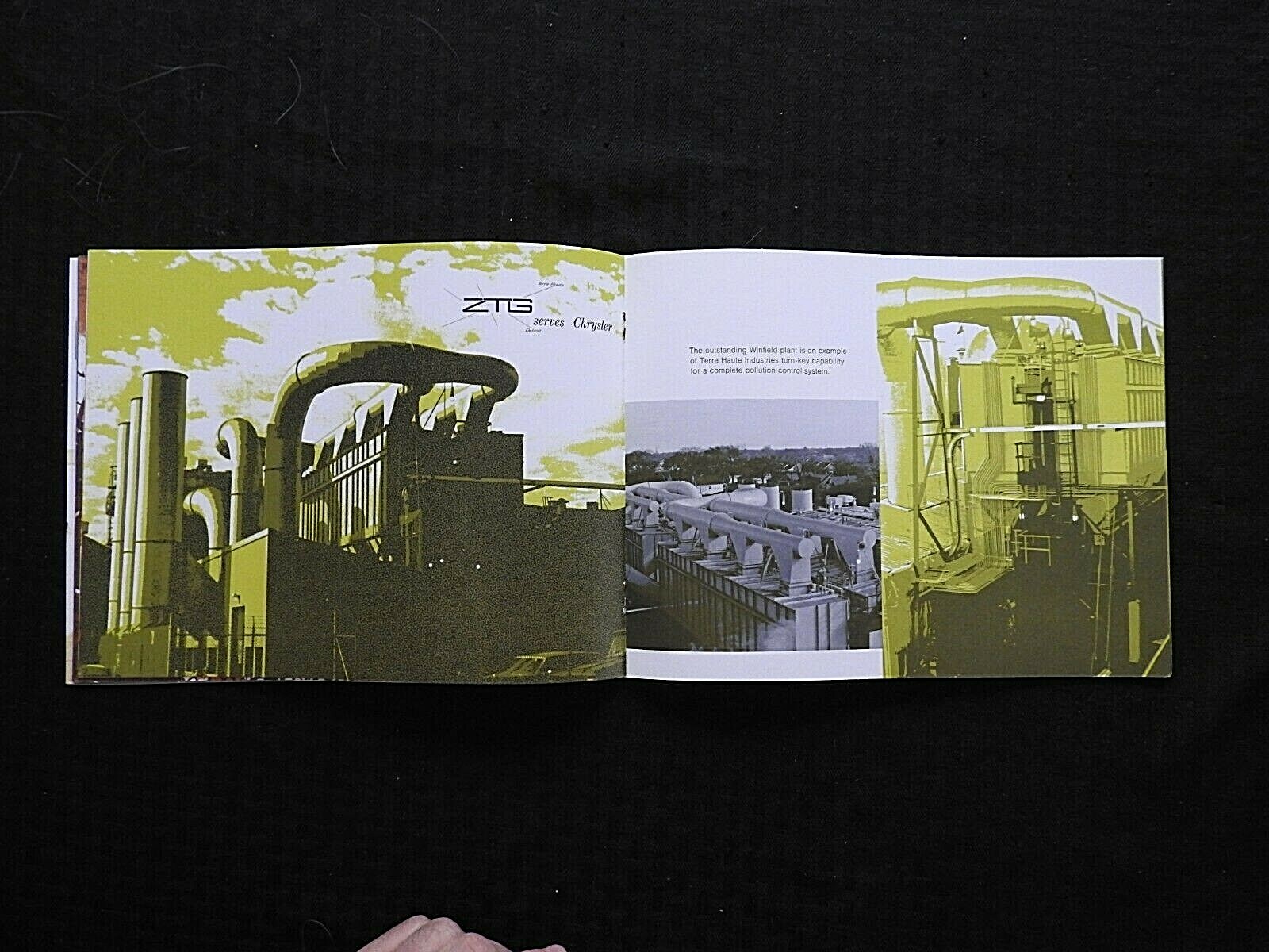 c1970 ZTG HANS J. ZACH TERRE HAUTE GROUP SHEET METAL FABRICATION BROCHURE MINTY