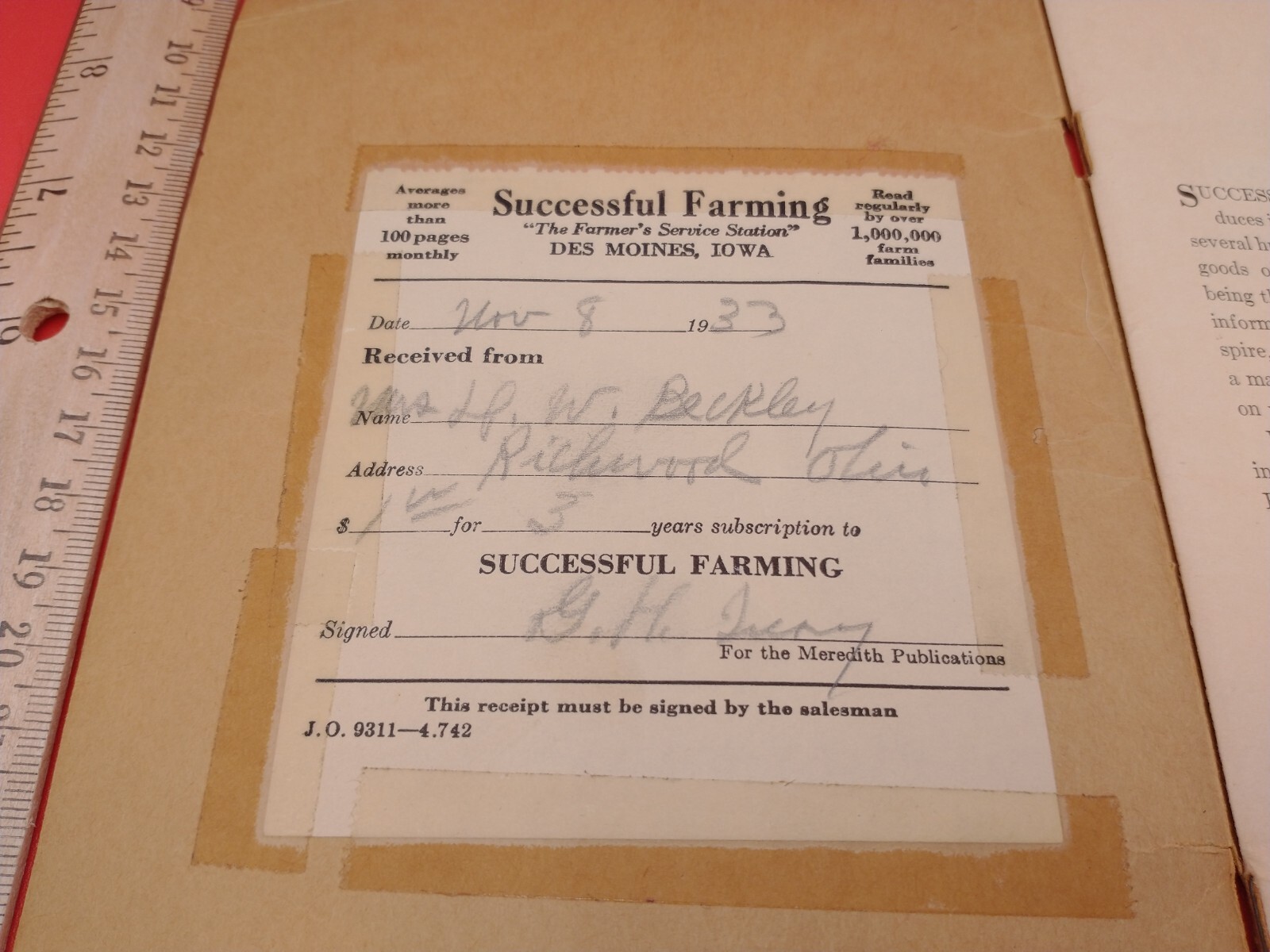 Successful &lsquo;Farming How to Save Time Save Money and Make Profits&rsquo; 1933 #1203