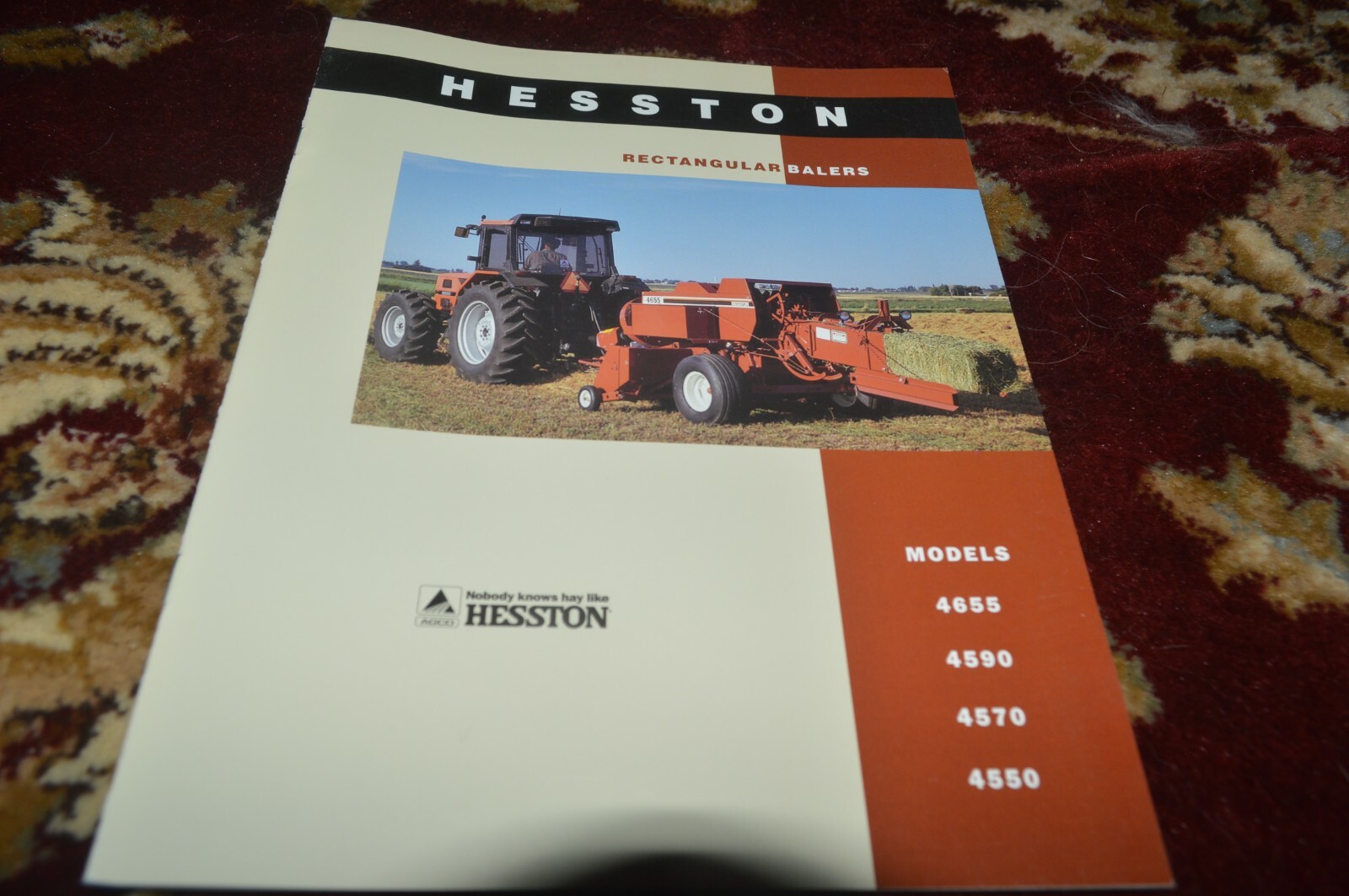 Hesston 4655 4590 4570 4550 Square Rectangular Balers Brochure FCCA